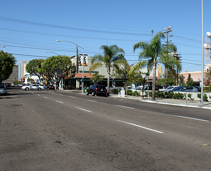 Looking North on 5th at Robinson NOW