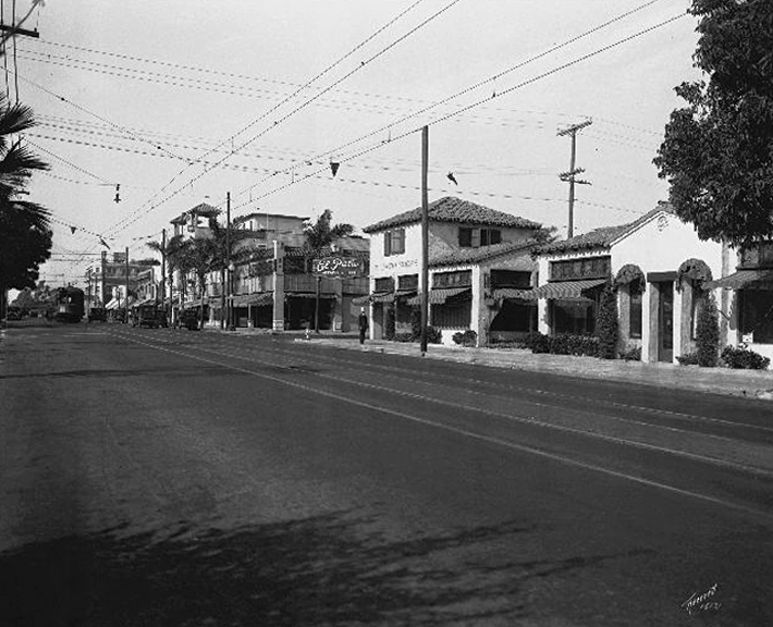 Looking North on 5th at Robinson THEN